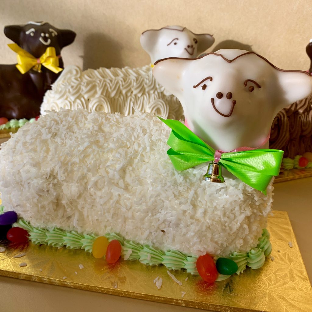 Coconut Lamb Cake - Easter