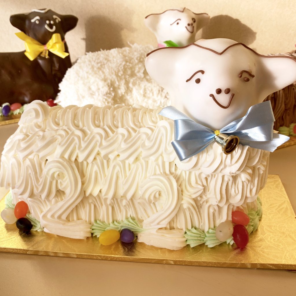 Buttercream Lamb Cake - Easter