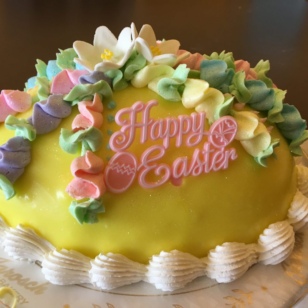 Yellow Egg Cake - Easter