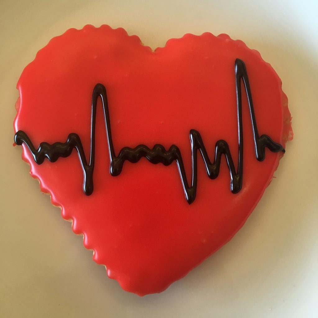 Heartbeat Cookie - Red