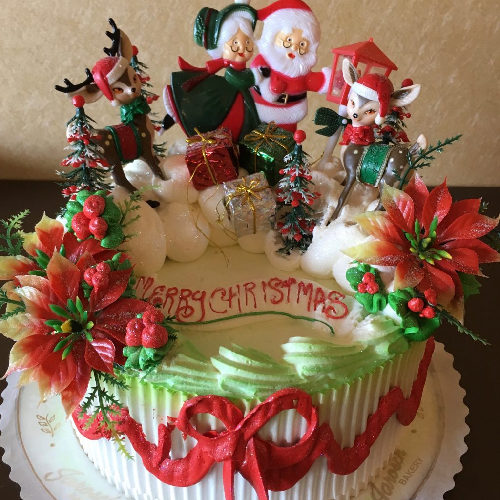 Christmas Set Deco Cake