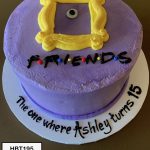 custom birthday decorated cake teen friends