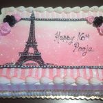 custom birthday decorated cake teen paris