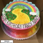custom birthday decorated cake rainbow wizard of oz
