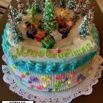 custom special moments retirement decorated cake christmas grinch