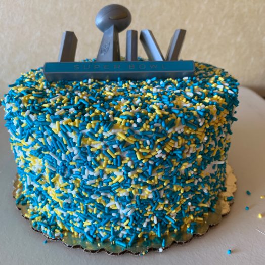 Sprinkle Cake - Football Game Day 2020