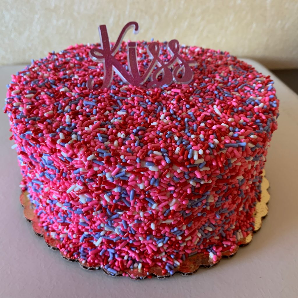 Sprinkle Cake - Valentine's Day 2020