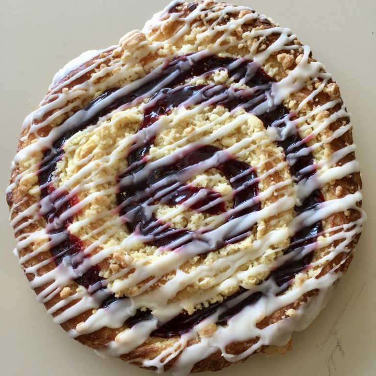 Apple Black Raspberry Ring Coffeecake