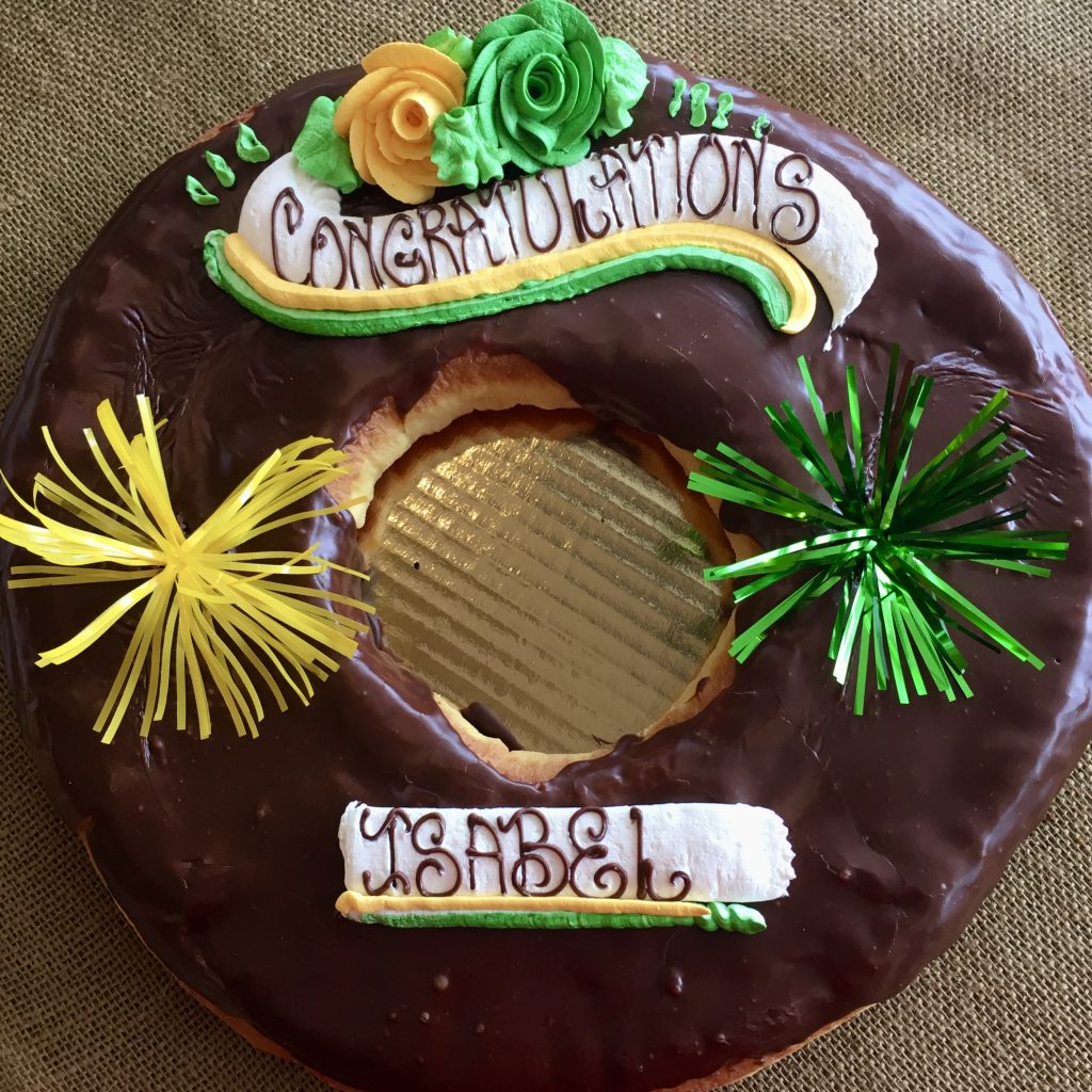 Giant Chocolate Donut - Graduation 2020