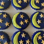 Iced Cookies - Stars and Moon