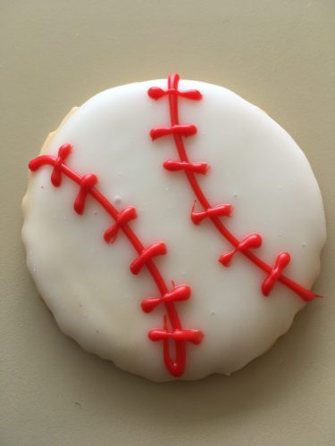 Iced Cookies - Baseball