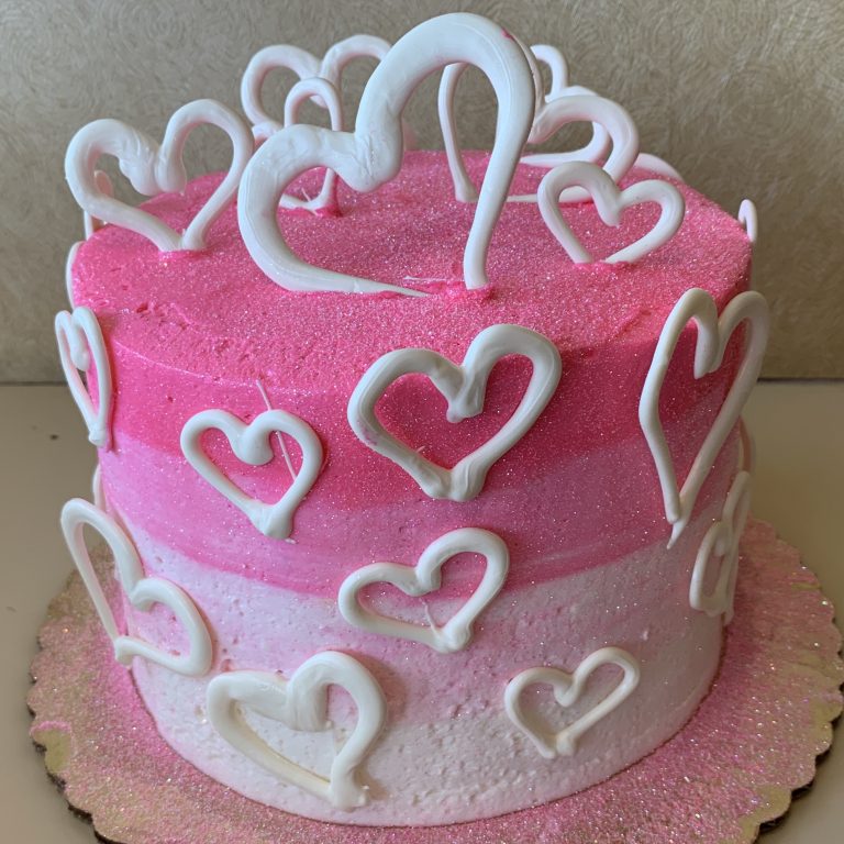 Valentine’s Day Centerpiece Cake Valentine's Day Centerpiece Cake