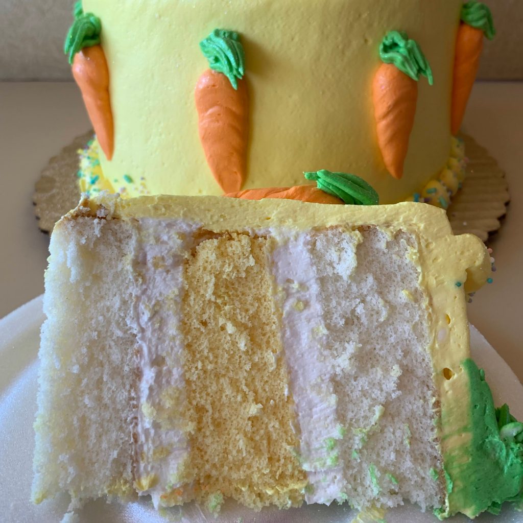 Easter Bunny Centerpiece Cake