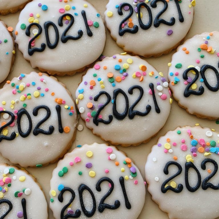Confetti Grad Year Cookie 2021 Confetti Grad Year Cookie 2021