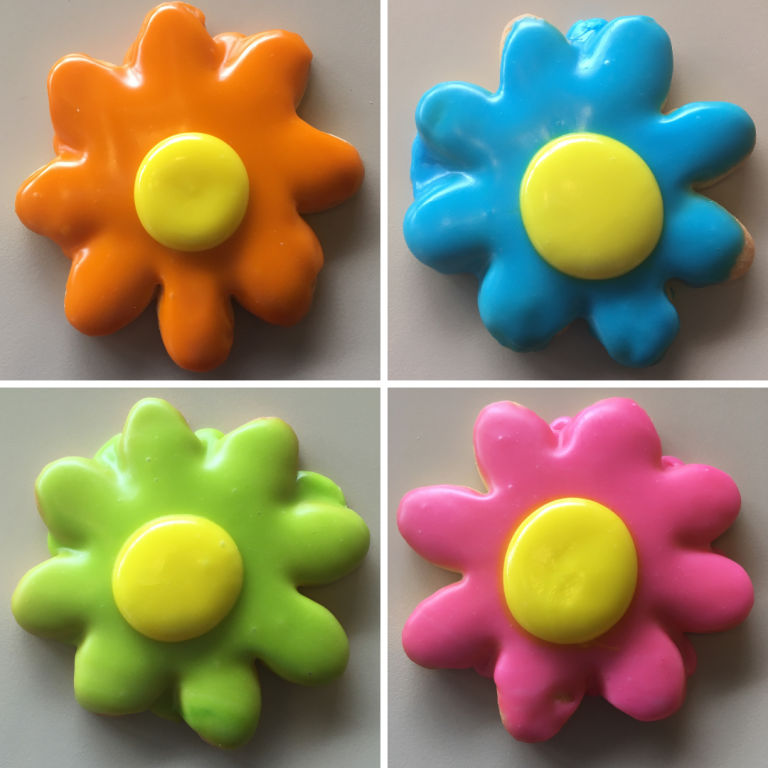 Assorted Flower Cookies Flower Power Cookies